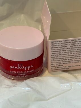 New PINKLIPPS  Cherry Lip Sleeping Mask